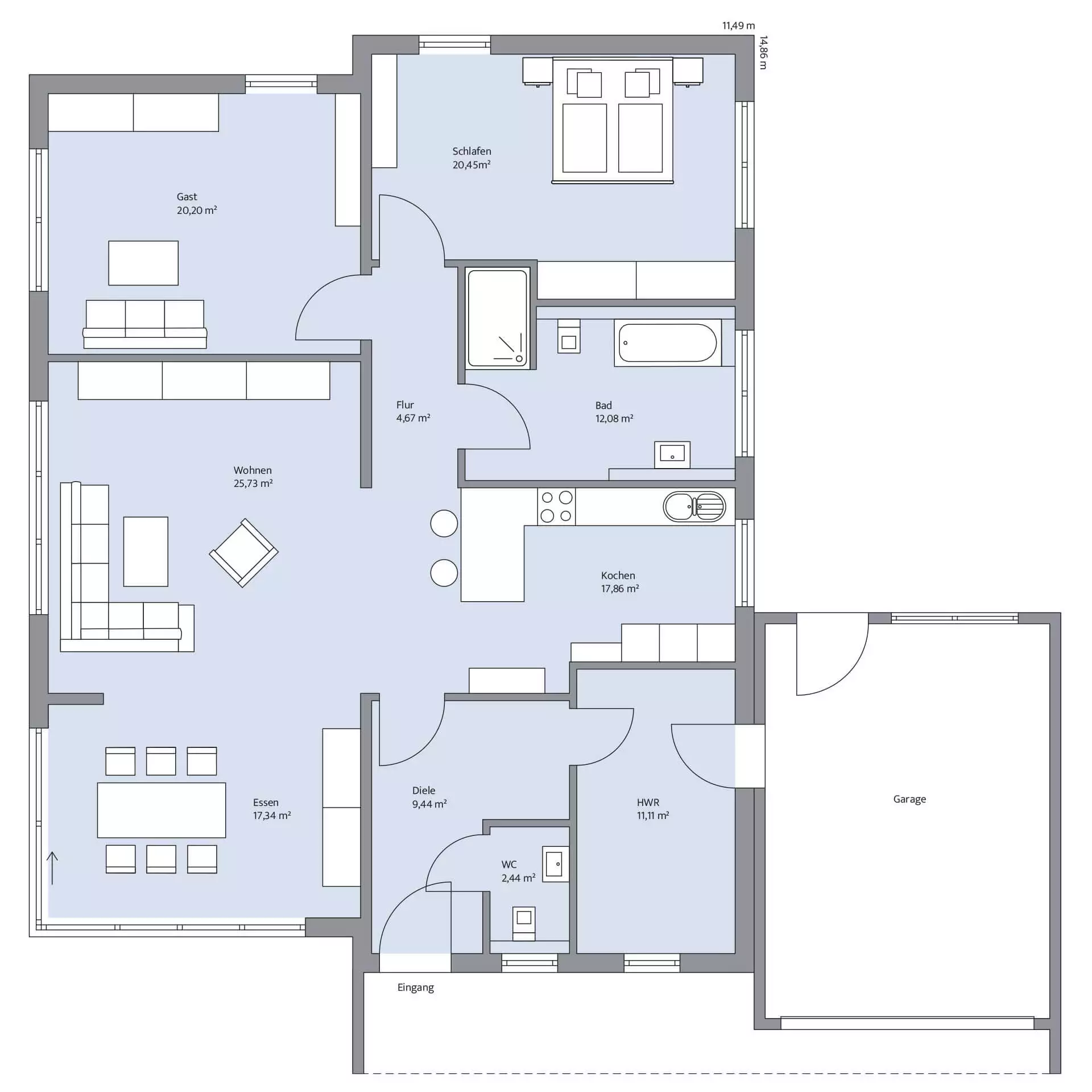  Haus Zumstein Grundriss