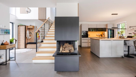 Haus Stamm Innenansicht Haus Stamm Innenansicht
